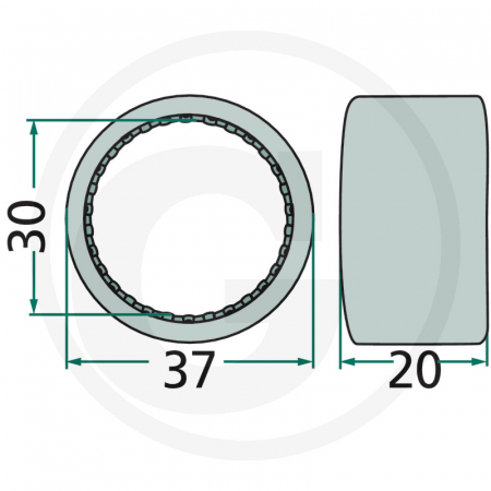Rulment cu ace 557HK3020 HK3020-B HK3020 [1]
