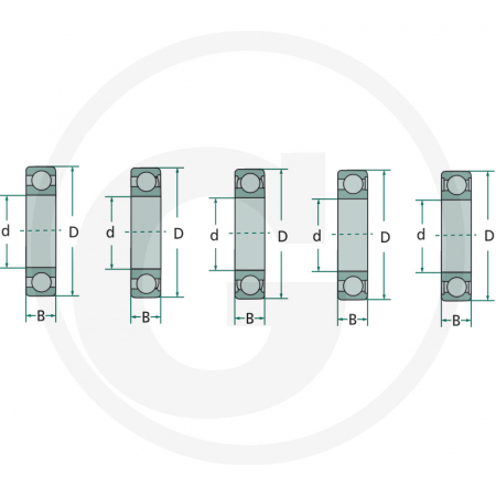 Rulment cu bile 6306 5556306 KG01400400 6306 [1]