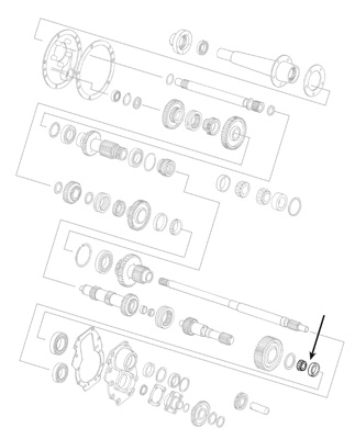 Rulment pivot 501349501310 81803417KIT 81854761+81803417 WAA4221AKIT WAA4222AKIT 86512015 5132342 [2]