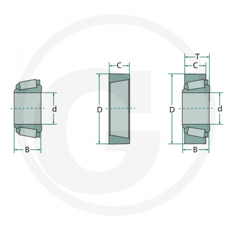 Rulment pivot IHC 530741R1+400983R91   [1]