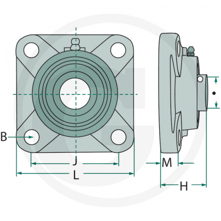 Rulment UCF cu lagar 557FY 40 TF 805UCF208 FY40TF   [1]