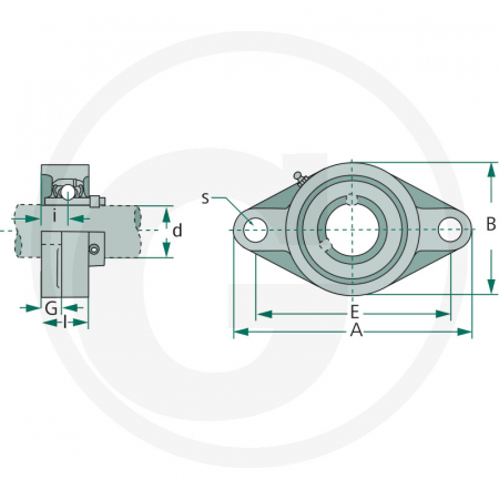 Rulment UCFL 206 Ø 30mm 805UCFL 206 M-018   [1]