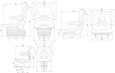Scaun pasager Fiat B140616 5116409   [1]