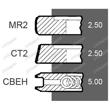 Segmenti Massey Ferguson *104 mm [1]