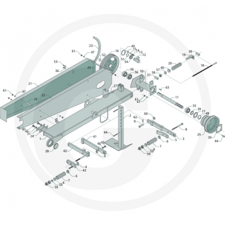 Set curele KM24 2935 mm 57706228207F 06228207 11015020138.10 [1]