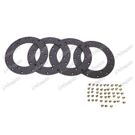 1.7.2. Placute de frana - Set ferodo Case IH Ø 200mm 25/421-18 3142899R93 3225580 IH131787G  