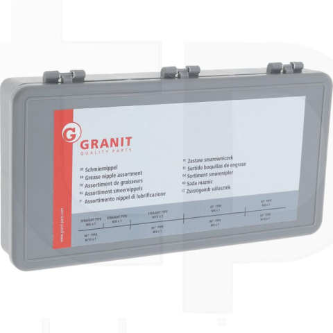 3.3.1. Accesorii Lubrifianți & Combustibili - Set nipluri de gresare, 110 piese - Granit - cod 50099017 -tehnicapopan.ro