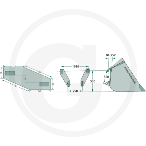 Set placa prindere euro sudura-cupa   [1]
