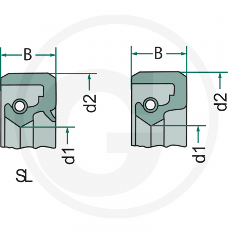 Simering caseta directie 32 x 45 x 07 mm - Case-IH  [1]