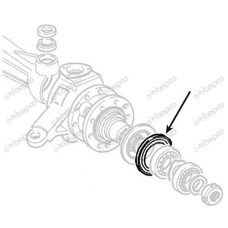 Simering punte fata Fiat 110x130x13 mm [1]