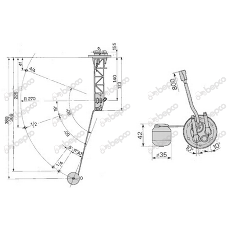 Sonda rezervor Fiat 23/172-18 4998111 5112915 5136771 SF5112915 VPM5721 [4]