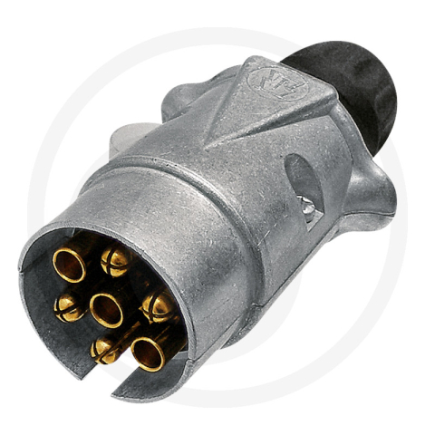 1.6.6 Priza & Stechere - Stecher 7 poli - aluminiu  Erich Jaeger