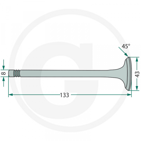 Supapa admisie Deutz Fahr [1]