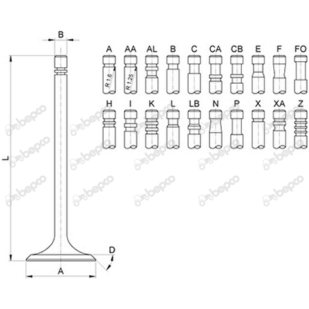 Supapa admisie McCormick  320 25/42-72 [2]