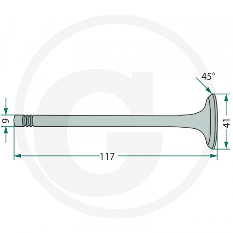 Supapa admisie MWM D227-4 38060035 [1]