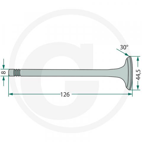 Supapa de admisie Fiat 640 L126 12 380177544059139049776 [1]