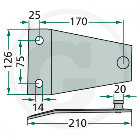 Suport cutit PZ-0243K0 PZ-0243K0 [1]