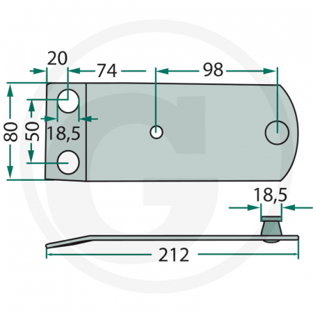 Suport cutit Fella KM166 121879 121727 [1]