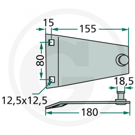 Suport cutit JF-Stoll 1114690 1114690 3224-023X   [1]