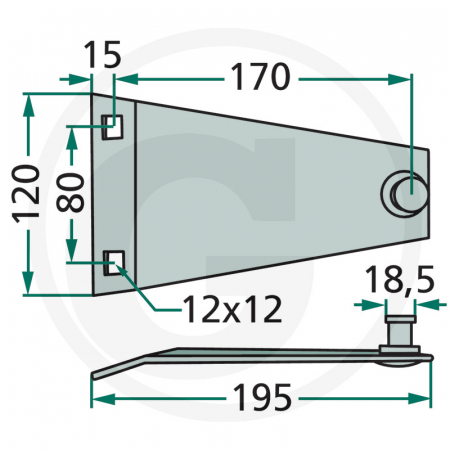Suport cutit JF-Stoll 1115430 1115430 3223-445A 813223-445A   [1]