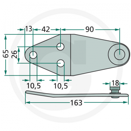 Suport cutit Krone 145623.6 145623.6 145623.1   [1]