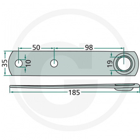 Suport cutit Rasspe RS15.01.343 RS15.01.343   [1]