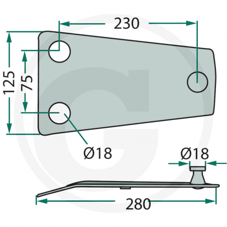 Suport cutit SIP 151017508 151017508 510040101   [1]