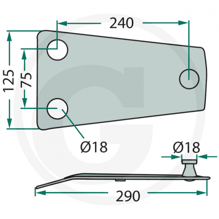 Suport cutit SIP 154612100 154612100 726030650   [1]