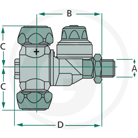 Suport diuza cu alama erbicidat 75.617.11 
Braglia [1]