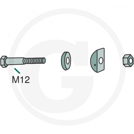 Surub arc intorcatoare Deutz-Fahr 52506581529 [1]