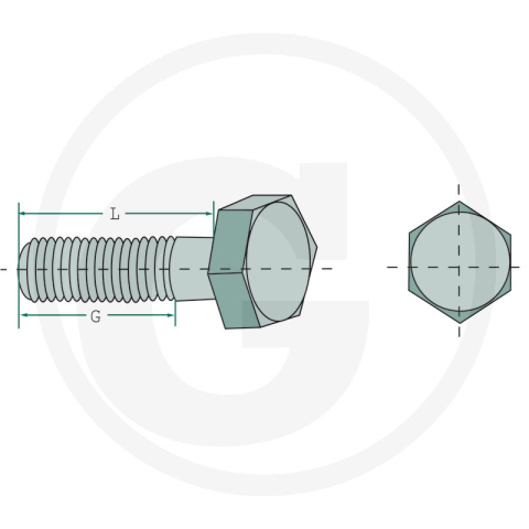 Surub cap hexagonal M14 x 1,5 x 50 mm 12.9 960D141550M Rabe [1]