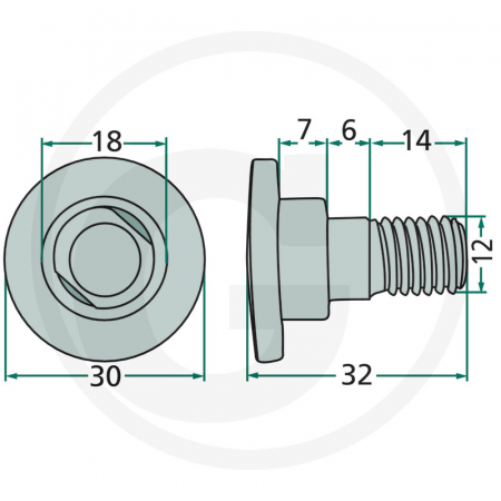 Surub cutit coasa Niemeyer 503175 503175 011064   [1]