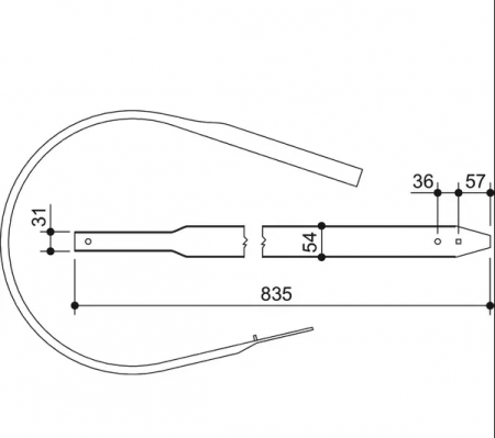 Tabla pick-up Hesston 5540 898377845   [1]