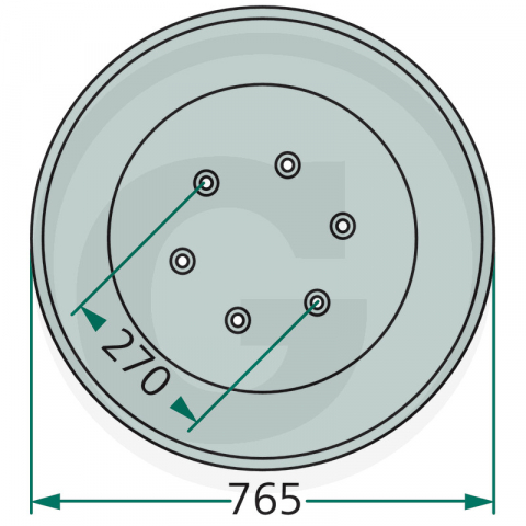 Taler coasa jos Deutz Fahr KM 22 *765 mm [1]