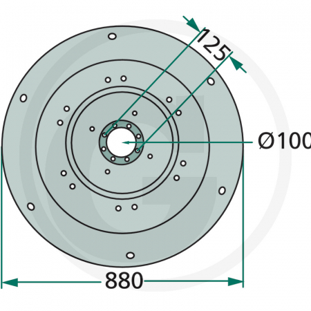 Taler Deutz-Fahr KM 24 06567379 1.1093.010.100.00 64706567379F   [1]