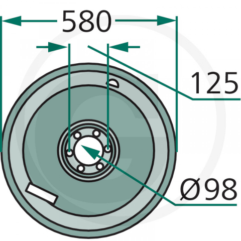 Taler inferior coasa JF-Stoll 6471136790F [1]