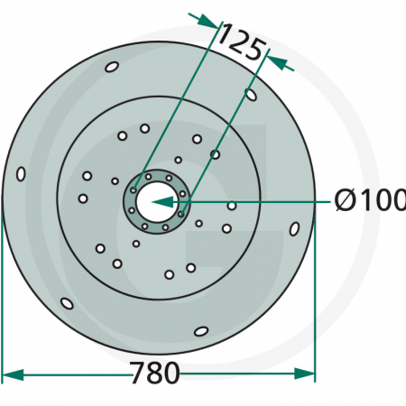 Taler sus Deutz-Fahr KM 22 64706563481F 06563481 1.1017.010.124.00 [1]