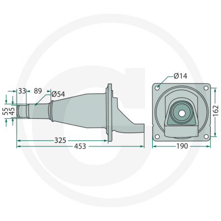 Teava cu flansa 647426955F 426955 140059 122902 426054 FEL426955   [1]