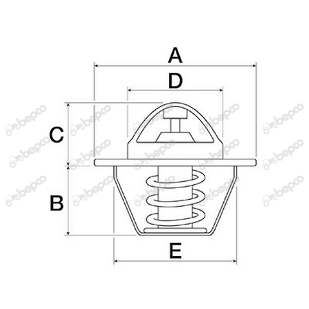 Termostat  *54 H40 - John Deere RE557189 26/143-95 [1]