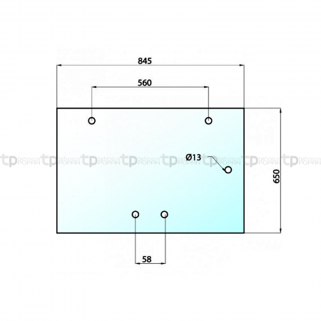 1. Piese & Accesorii Tractoare - Geam spate Case IH 955 XL 182027A2 650883646