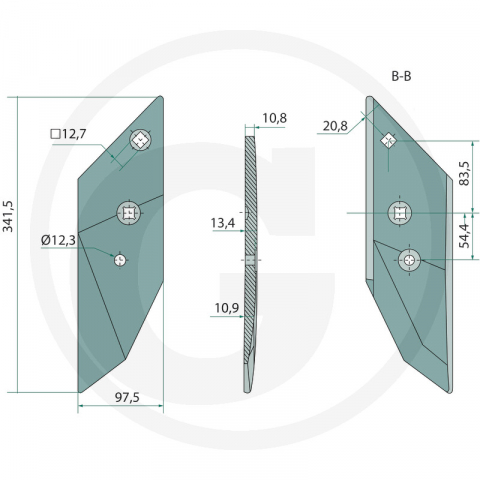3364051 Varf brazdar Lemken stnaga [1]