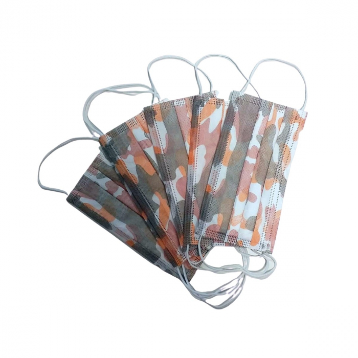 Masti faciale de uz medical Tip I,CAMUFLAJ avizat conform DIRECTIVEI 93/42CEE. 50BUC/CUTIE [1]