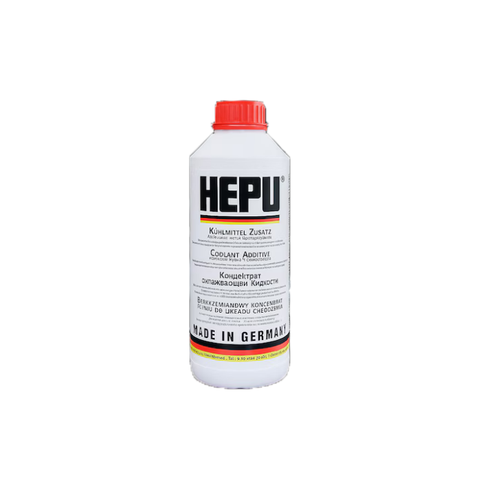 Antigel concentrat Hepu G12, Rosu, 1.5L [1]