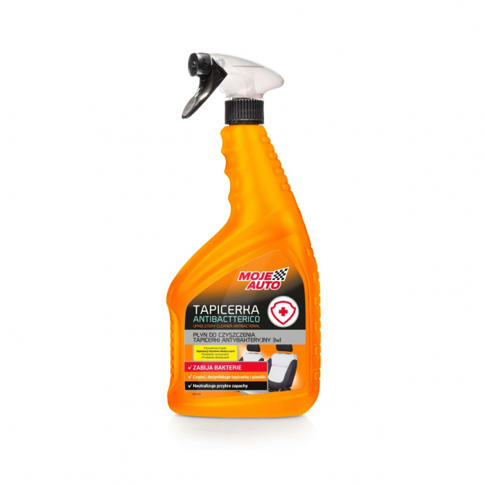 Detergent si dezinfectant pentru tapiterie si plastic 3 in 1, Moje Auto, 750 ml [1]