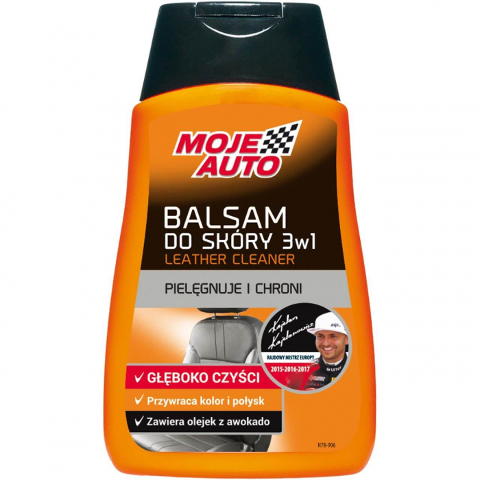 Lotiune pentru tapiterie piele 3 in 1, Moje Auto, 250 ml [1]