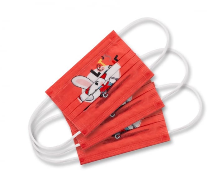 Masti Copii Medicale Tip II 3 straturi Scooter Bunny Cutie 50 buc [2]