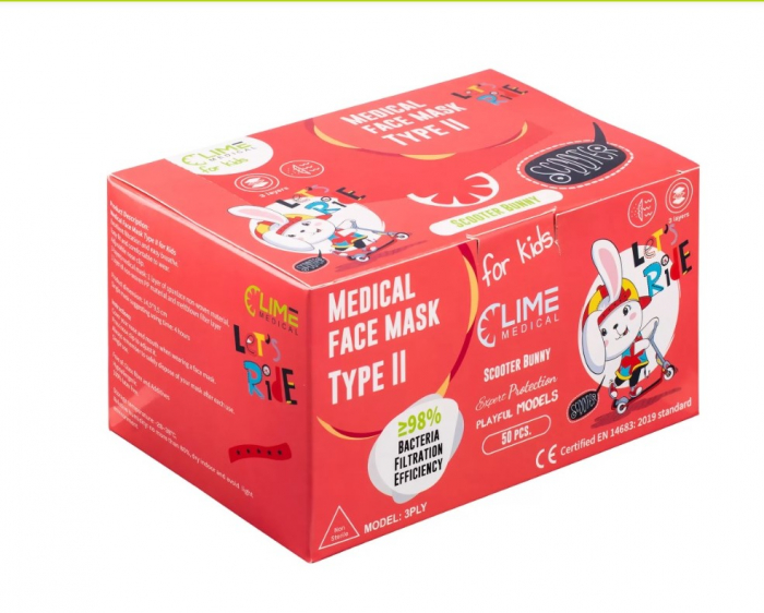 Masti Copii Medicale Tip II 3 straturi Scooter Bunny Cutie 50 buc [3]
