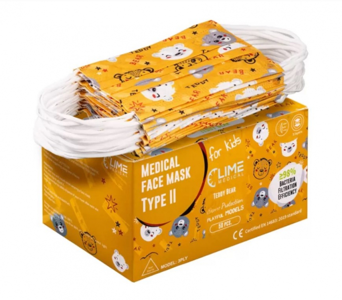 Masti Copii Medicale Tip II 3 straturi Teddy Bear Cutie 50 buc [4]
