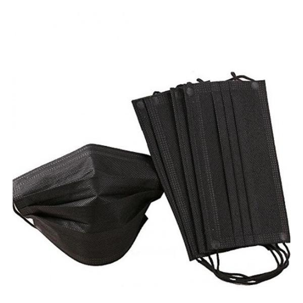 Masti faciale de uz medical Tip I, culoare negru, 50buc/cutie [1]