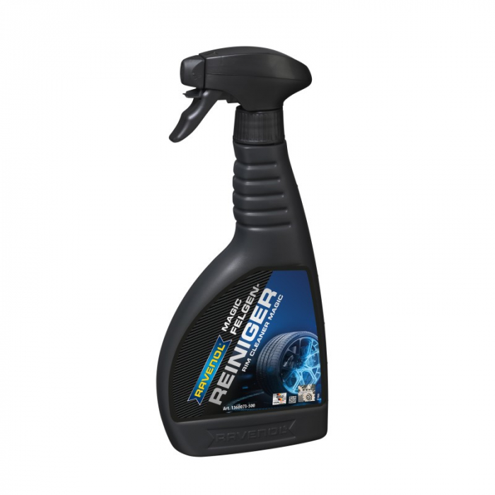 Solutie curatare jante aluminiu si otel si capace masina Ravenol Rim Cleaner Magic 0.5L [1]